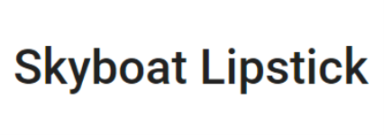 Skyboat Lipstick
