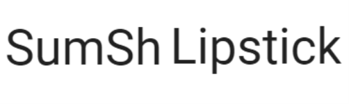 Sumsh Lipstick