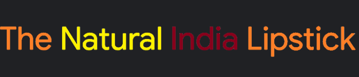 The Natural India Lipstick