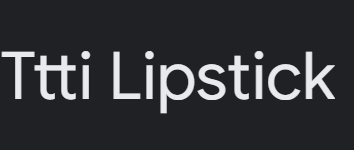 Ttti Lipstick