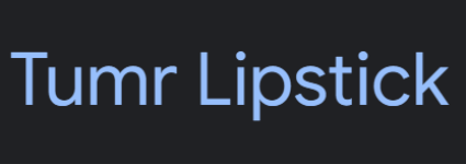 Tumr Lipstick