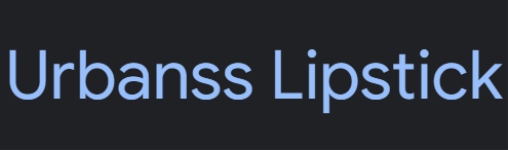 Urbanss Lipstick