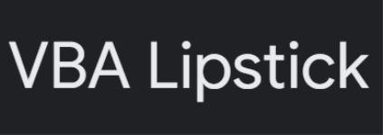 VBA Lipstick