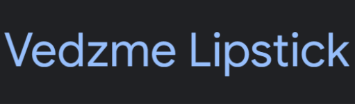 Vedzme Lipstick