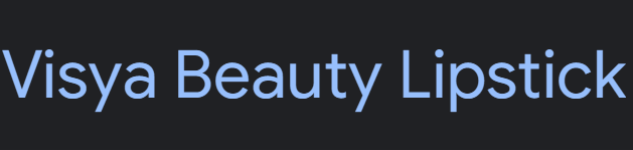 Visya Beauty Lipstick
