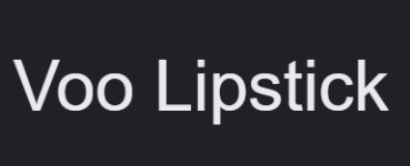 Voo Lipstick
