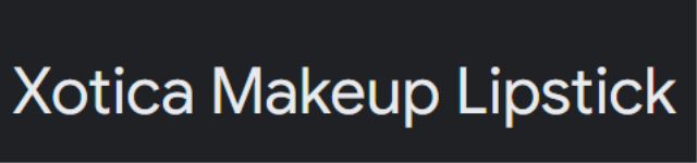 Xotica Mekup Lipstick