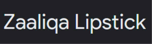 Zaaliqa Lipstick
