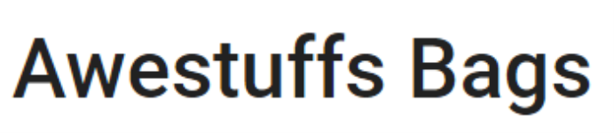 Awestuffs Bags