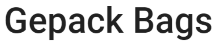 Gepack Bags