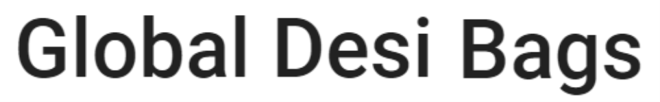 Global Desi Bags