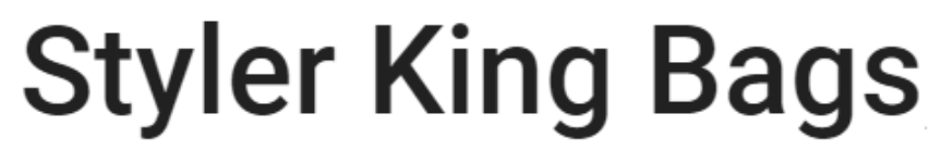 Styler King Bags