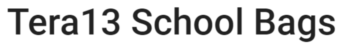 Tera13 Bags