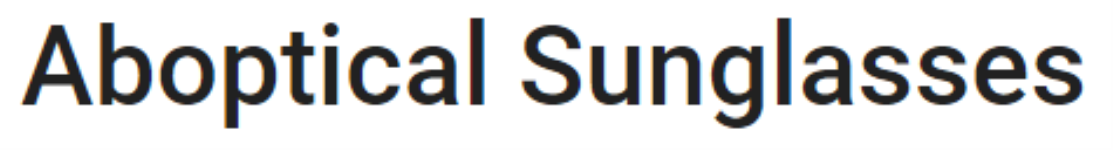 Aboptical Sunglasses