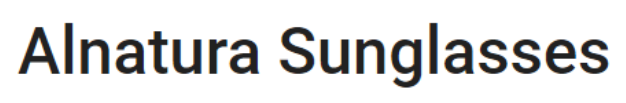 Alnatura Sunglasses