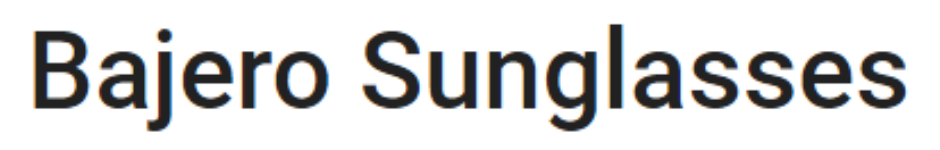 Bajero Sunglasses