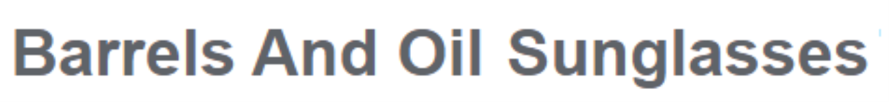 Barrels And Oil Sunglasses