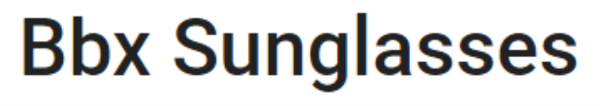 Bbx Sunglasses