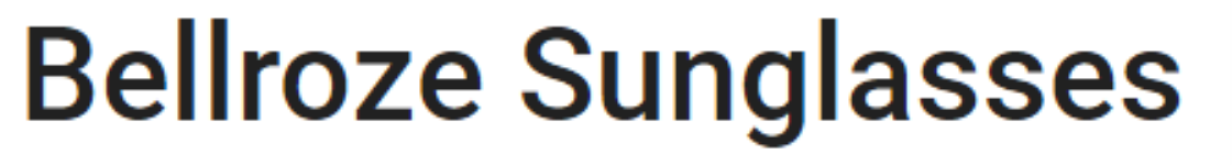 Bellroze Sunglasses