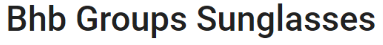 Bhb Groups Sunglasses