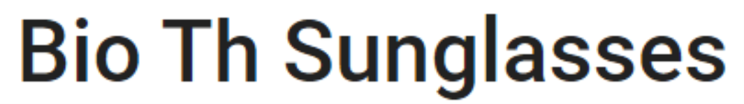 Bio-Th Sunglasses