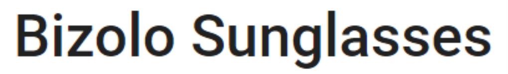 Bizolo Sunglasses