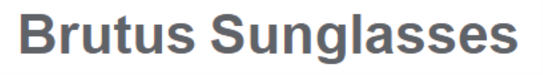 Brutus Sunglasses