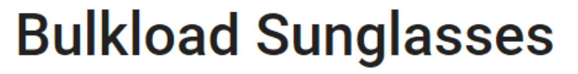 Bulkload Sunglasses