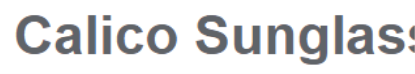 Calico Sunglasses