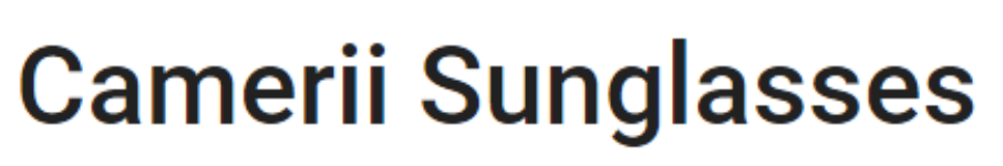 Camerii Sunglasses