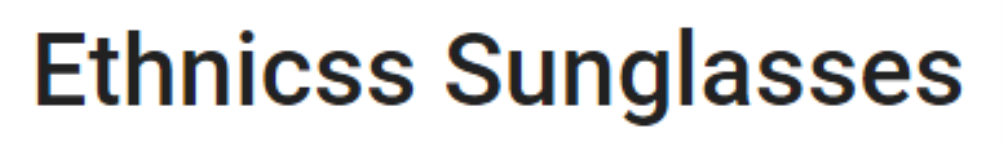 Ethnicss Sunglasses