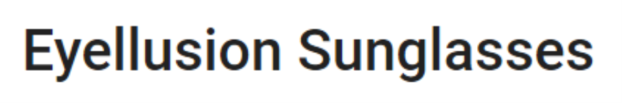 Eyellusion Wayfarer Sunglasses