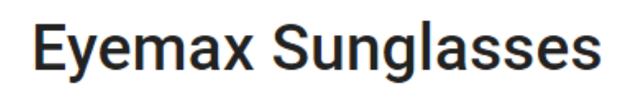 Eyemax Sunglasses