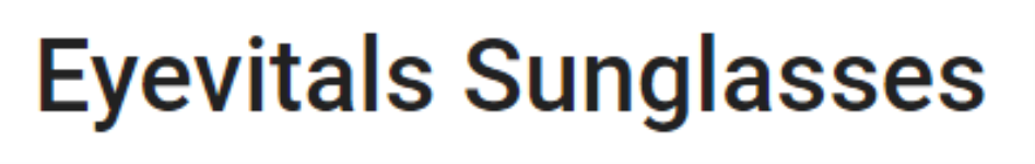 Eyevitals Sunglasses