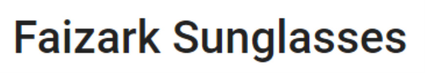 Faizark Sunglasses