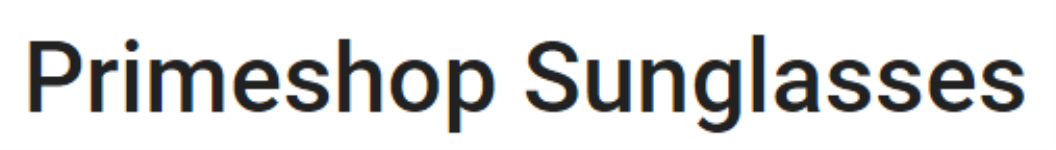 Primeshop Sunglasses