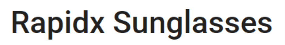 Rapidx Sunglasses