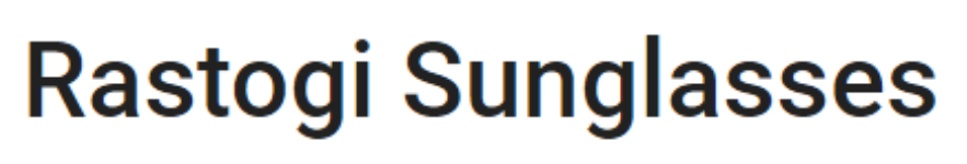 Rastogi Sunglasses