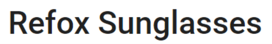 Refox Sunglasses