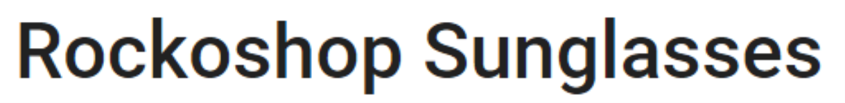 Rockoshop Sunglasses