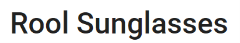 Rool Sunglasses