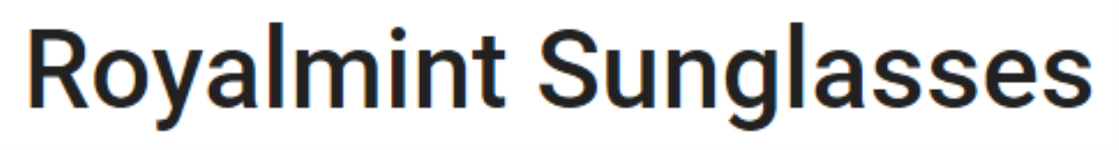 Royalmint Sunglasses
