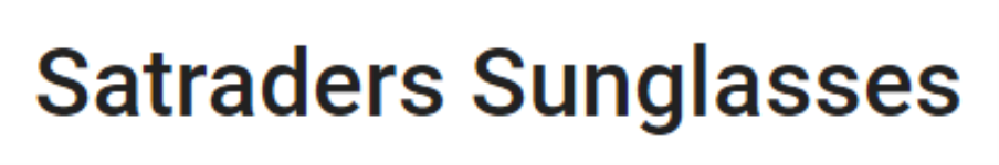 Satraders Sunglasses