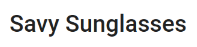 Savy Sunglasses