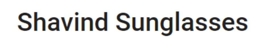 Shavind Sunglasses