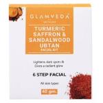 Glamveda Turmeric Saffron And Sandalwood Ubtan Facial Kit