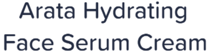 Arata Hydrating Face Serum Cream