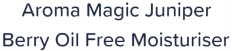 Aroma Magic Juniper Berry Oil Free Moisturiser