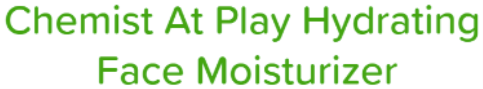 Chemist At Play Hydrating Face Moisturizer