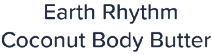 Earth Rhythm Coconut Body Butter